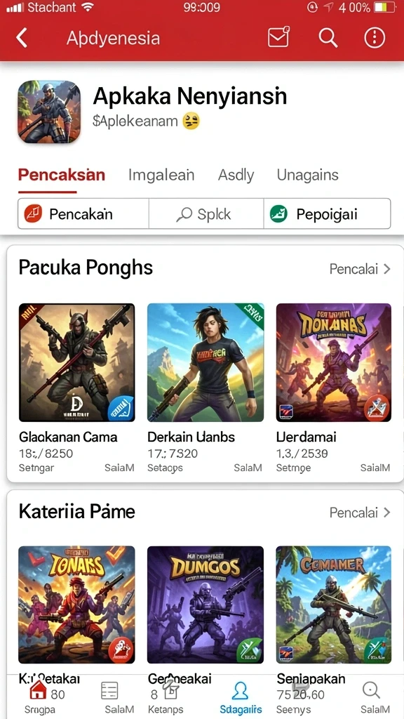 Tangkapan layar menunjukkan peta luas yang menakjubkan.
