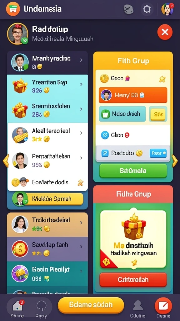 Tampilan antarmuka yang intuitif dan user-friendly.