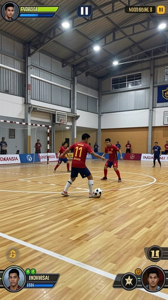 Karakter yang bisa diupgrade untuk pengalaman bermain lebih seru.