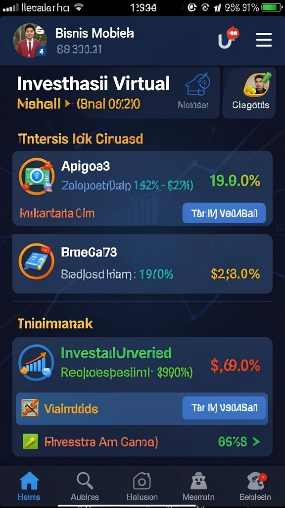 Screenshot saat bermain level baru yang menantang.