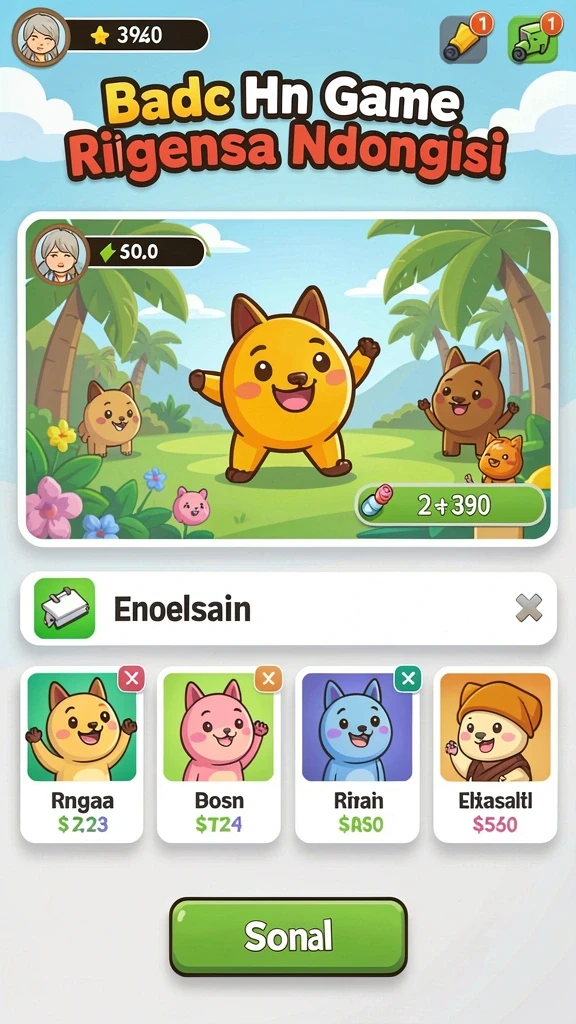 Screenshot dari mode multiplayer dengan teman-teman.