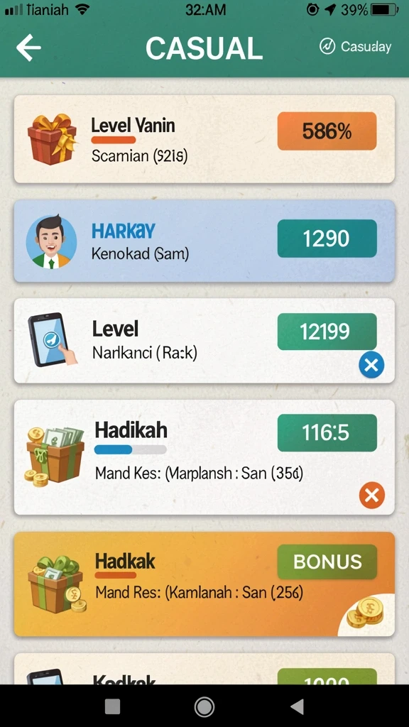 Berbagai karakter dapat dimainkan di DEWA1000.