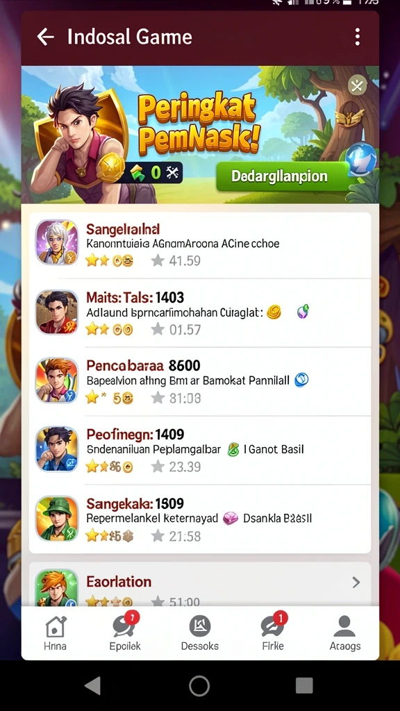 Karakter unik yang dapat dipilih sesuai selera.