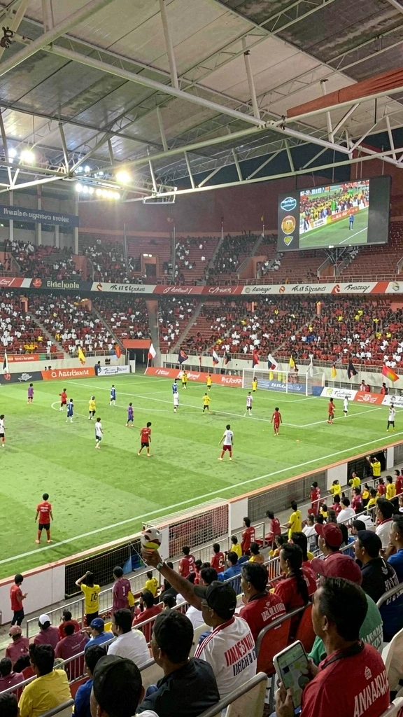 Tampilan grafis yang memukau dalam permainan.