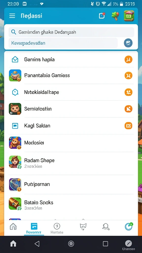 Tampilan karakter yang menawan dan bisa disesuaikan.