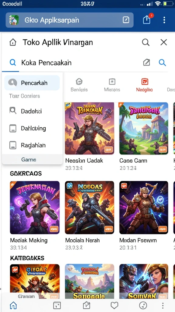 Mode permainan yang penuh tantangan dan strategi.