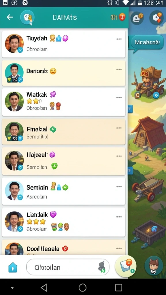Komunitas aktif yang mendukung interaksi pemain.