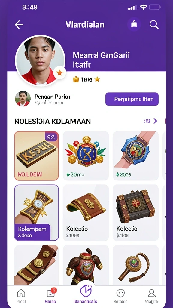Tampilan antarmuka yang menarik dan mudah digunakan.