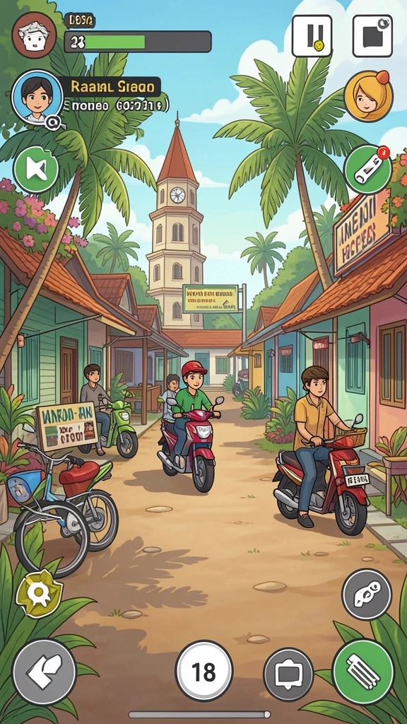 Mode multiplayer yang memungkinkan pertarungan dengan pemain lain.