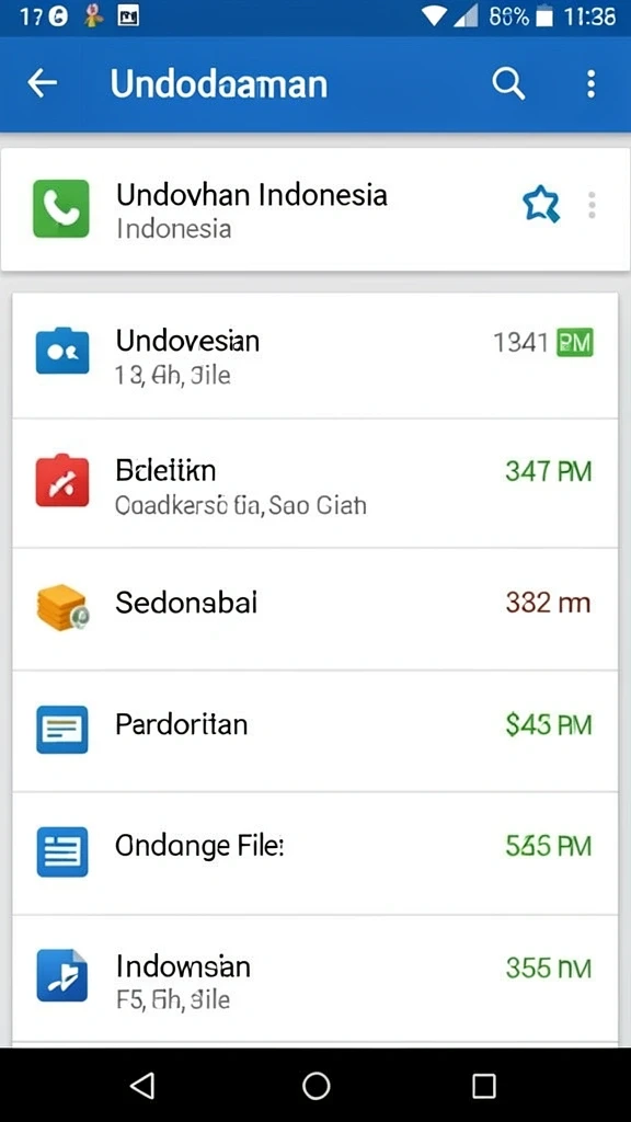 Tampilan antarmuka yang ramah pengguna.