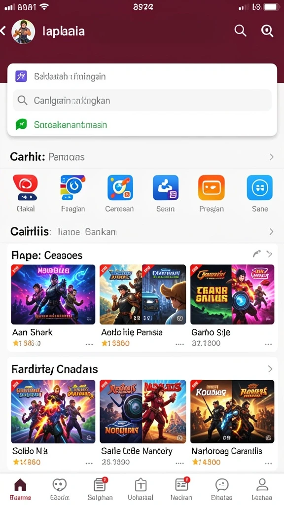 Tampilan antarmuka yang menarik dan user-friendly.