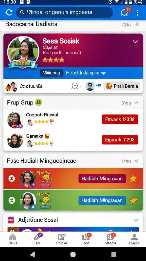 Menyajikan berbagai pilihan permainan yang seru.