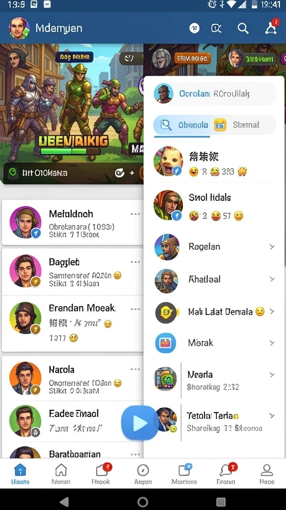 Tampilan awal yang menawan dan mudah dinavigasi.