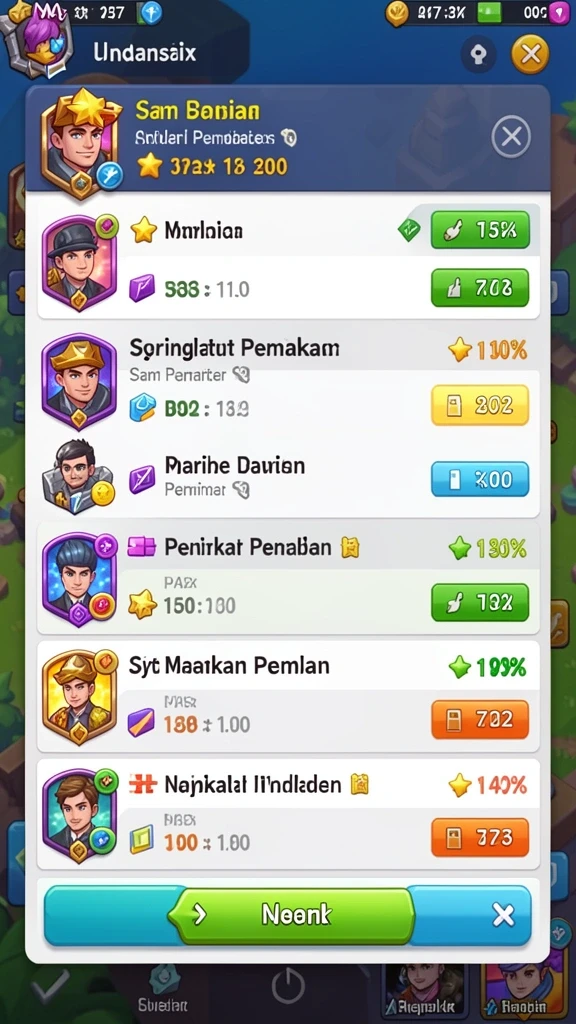 Antarmuka yang ramah pengguna dan menarik.