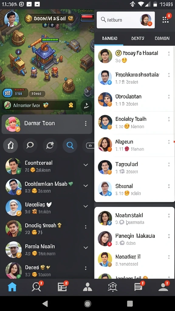 Tangkap layar petualangan seru dalam NEWIDN.