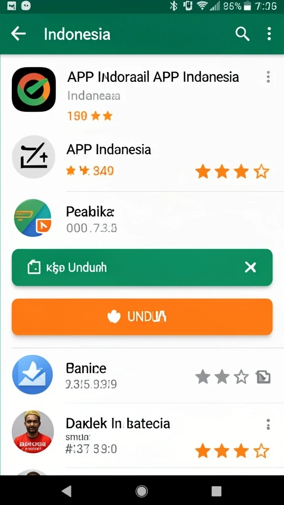 Tampilan antarmuka yang ramah pengguna.