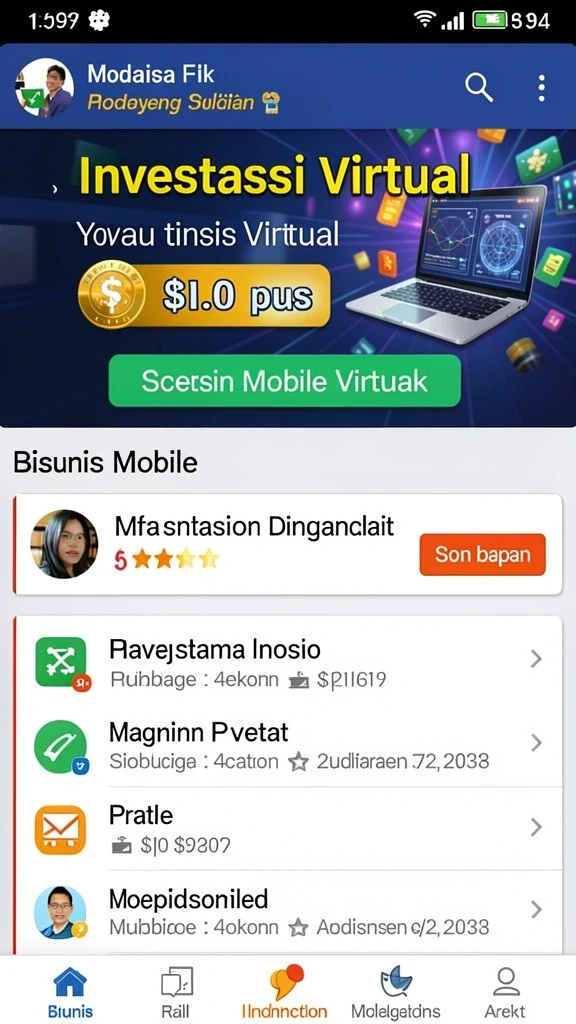 Tampilan antarmuka yang intuitif dan ramah pengguna.