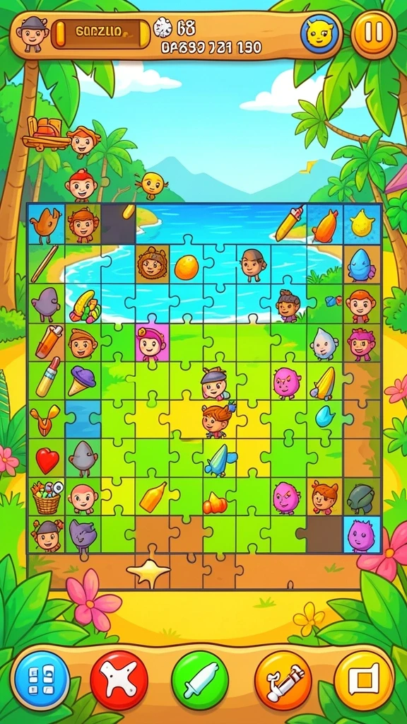 Fitur gameplay yang seru dan beragam.