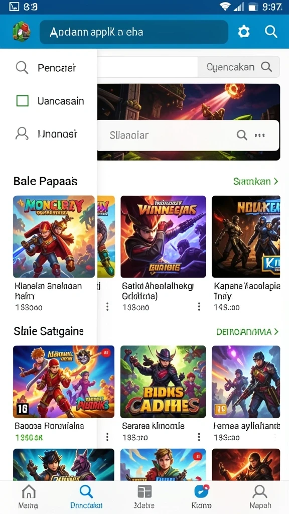 Antarmuka pengguna yang mudah digunakan dan menarik.