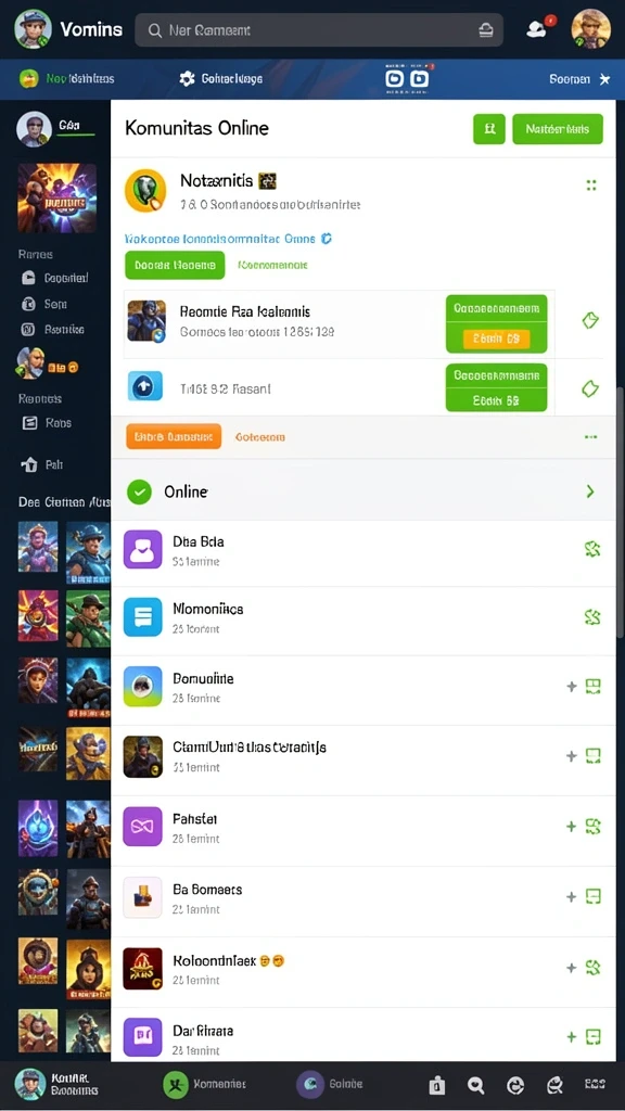 Screenshot 2: Menampilkan peta petualangan yang luas.