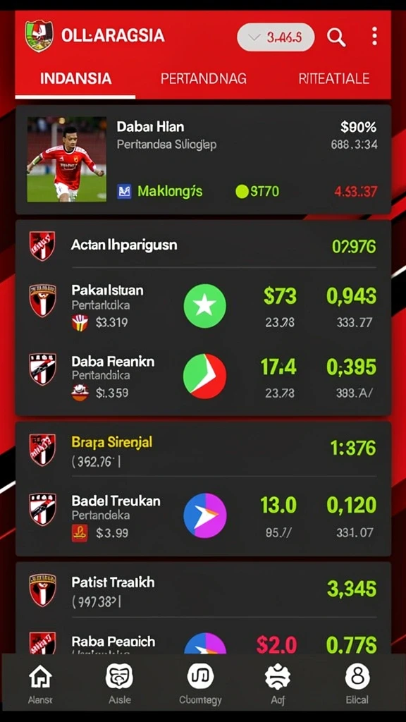 Screenshot menunjukkan antarmuka pengguna yang menarik.