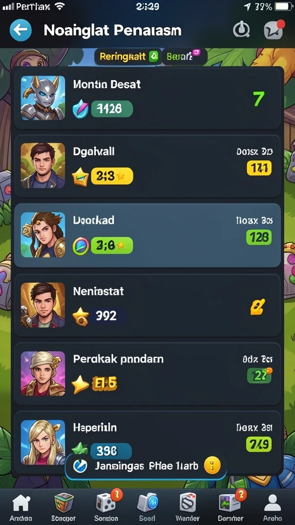 Tampilan awal permainan yang menakjubkan.