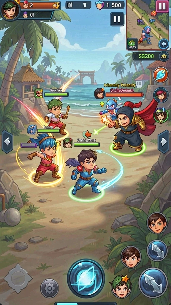 Tangkapan layar menunjukkan fitur multiplayer yang menggembirakan.