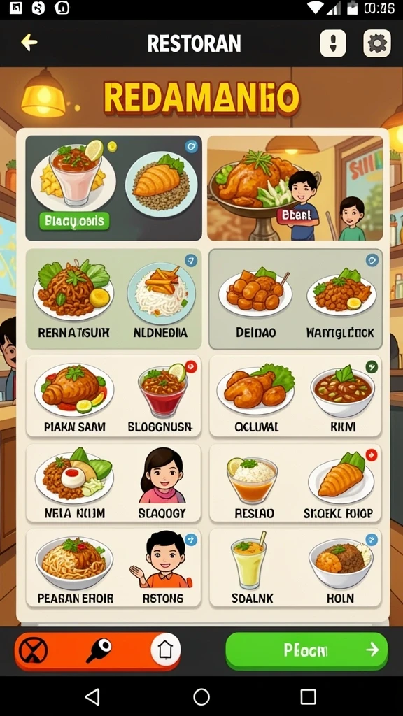 Tampilan grafis yang memukau dan menawan.